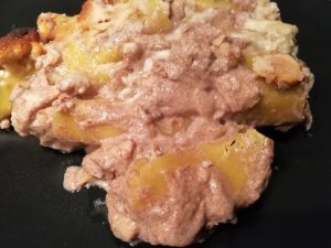Cannelloni in Apfel, Marzipan und Ricotta