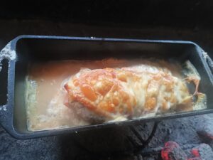 Cordon bleu, geschichtet - schnelles Dutch Oven Gericht