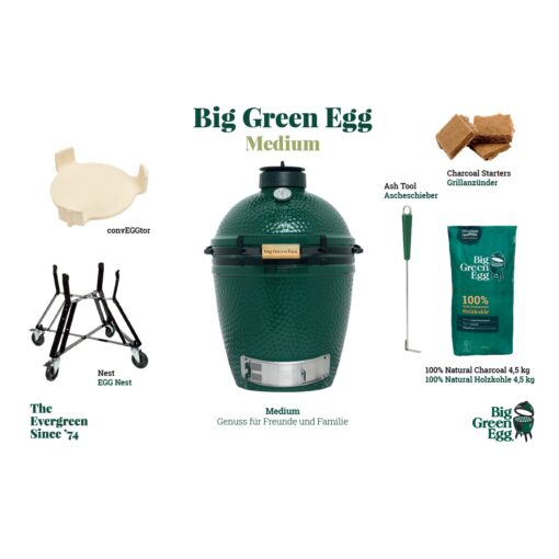 big green egg medium starter paket